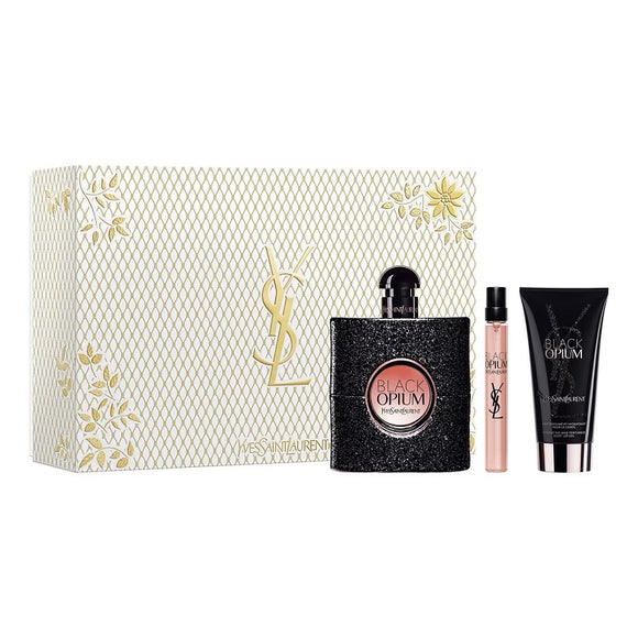 <strong> YVES SAINT LAURENT <br> BLACK OPIUM </strong><br> Coffret Eau de Parfum