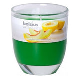 <strong> BOLSIUS <br> AROMATIC </strong><br> Bougie parfumée avec verre 80-70mm