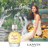 <strong> LANVIN <br> A GIRL IN CAPRI </strong><br> Eau de Toilette