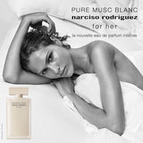 <strong> NARCISO RODRIGUEZ <br> FOR HER PURE MUSC BLANC </strong><br> Eau de Parfum Intense