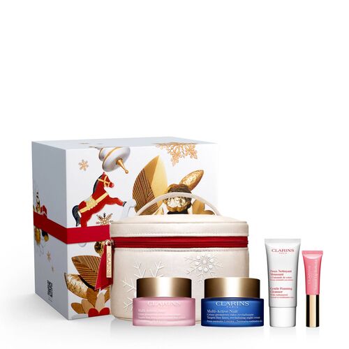 <strong> CLARINS <br> PROGRAMME MULTI-ACTIVE </strong><br> Coffret Soin Visage